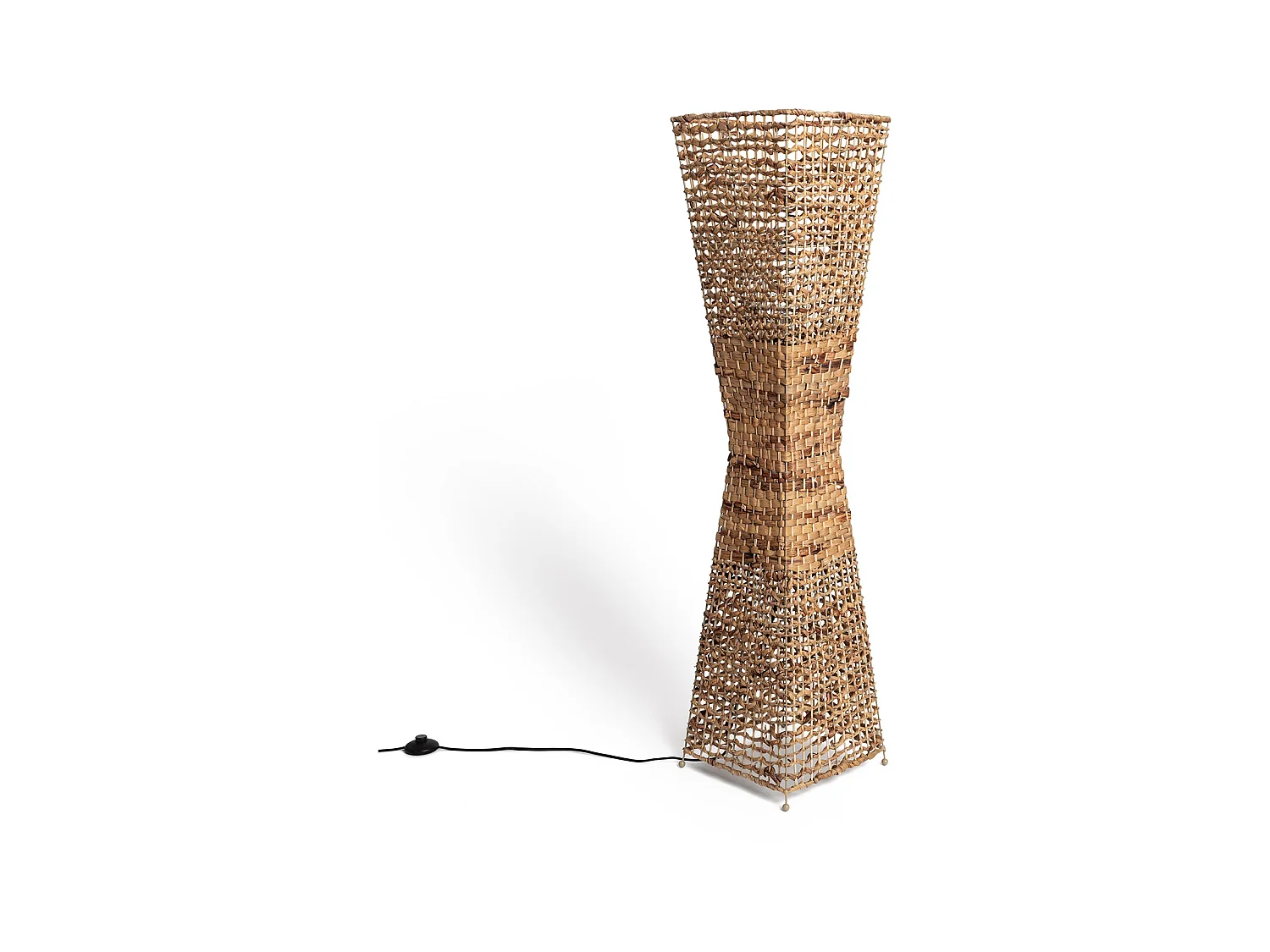 Lampadaire Fibres Naturelles Bijie Naturel