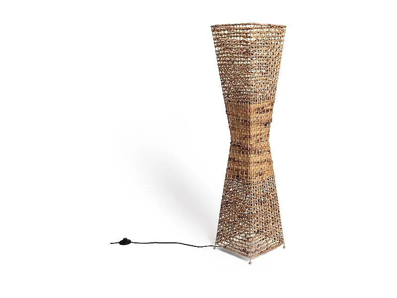 Lampadaire Fibres Naturelles Bijie Naturel