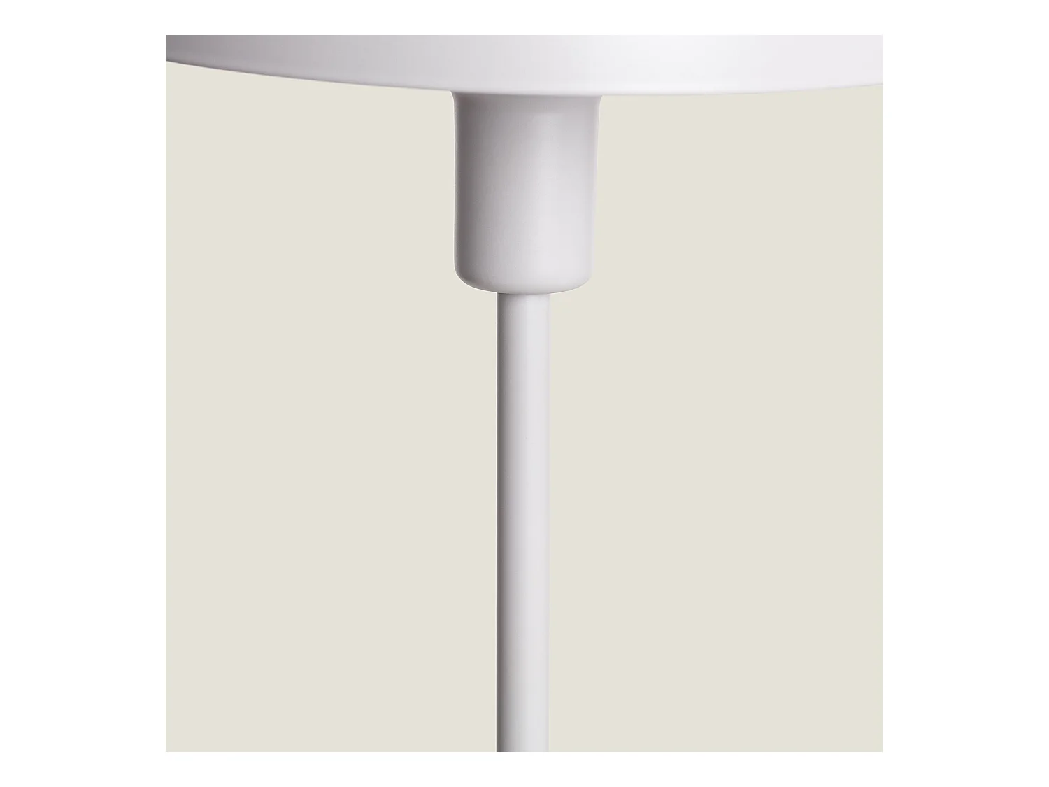 Lampada da Terra Metallo Madow Bianco