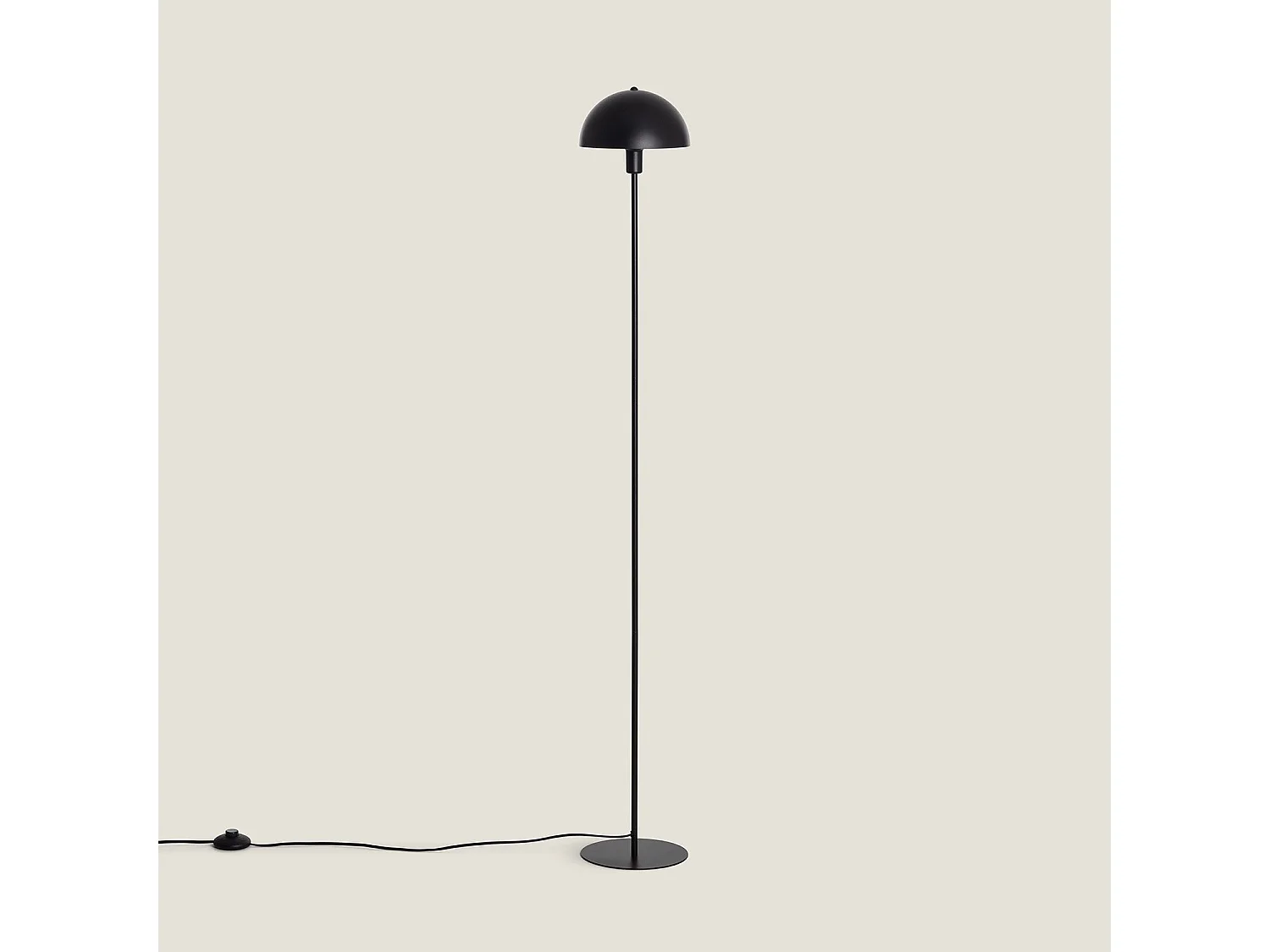 Lampada da Terra Metallo Madow Bianco