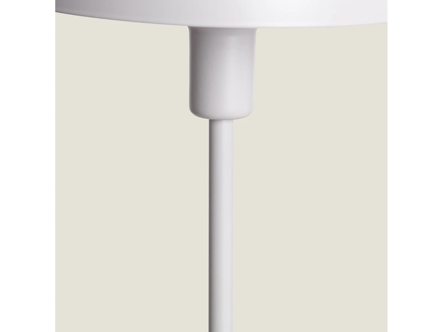 Lampada da Terra Metallo Madow Bianco