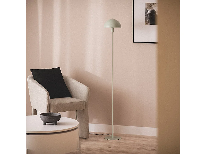 Lampadaire Métal Madow  Blanc