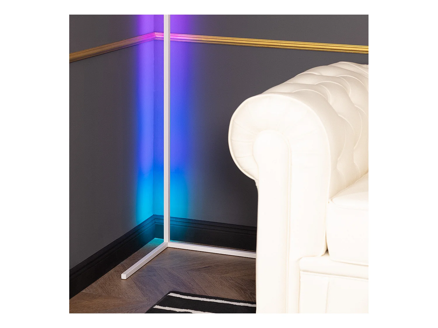 Lámpara de Pie LED RGBWW Luxy 20W Blanco