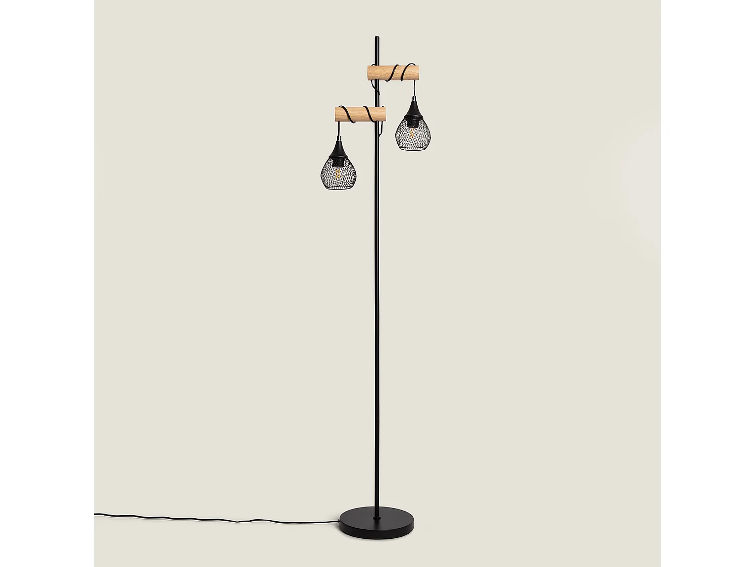 Lampadaire Monah Noir