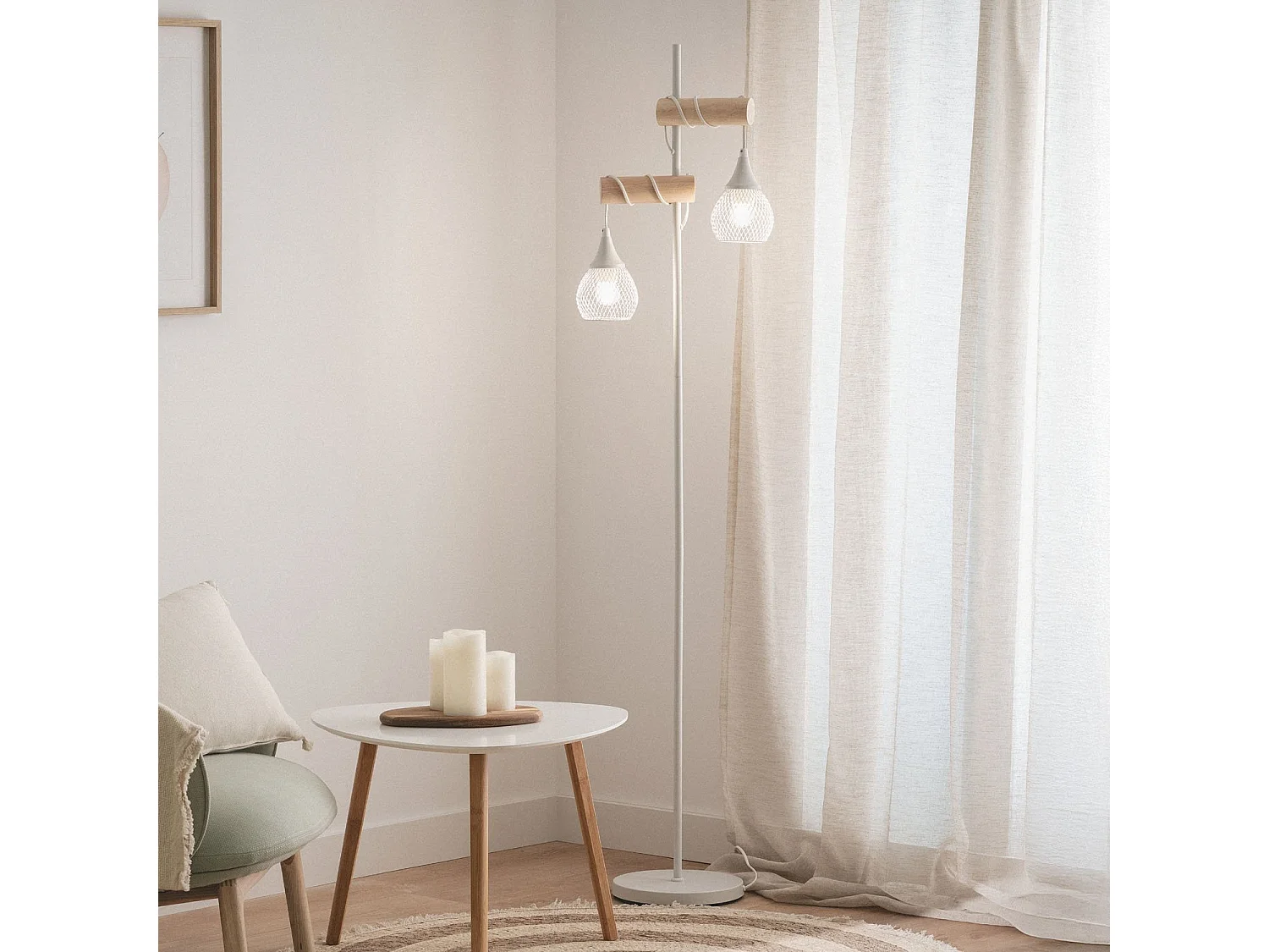 Lampadaire Monah Noir