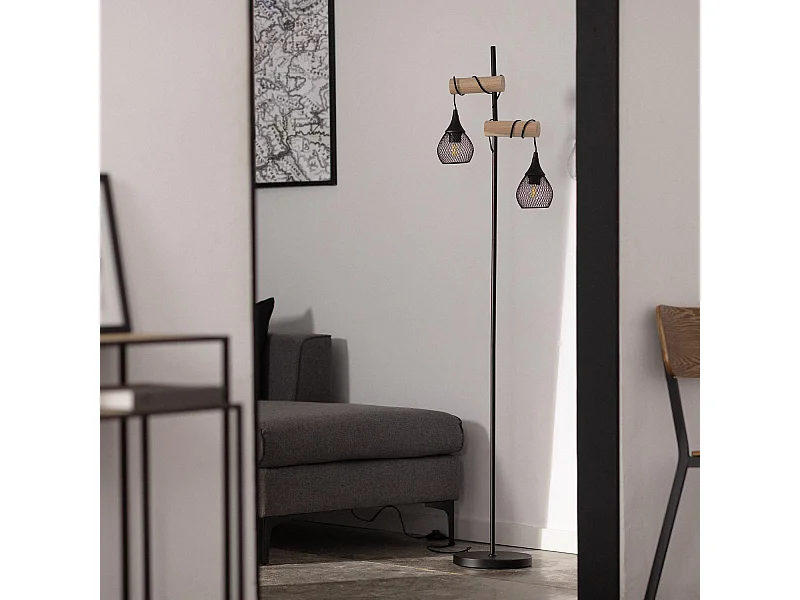Lampadaire Monah Noir