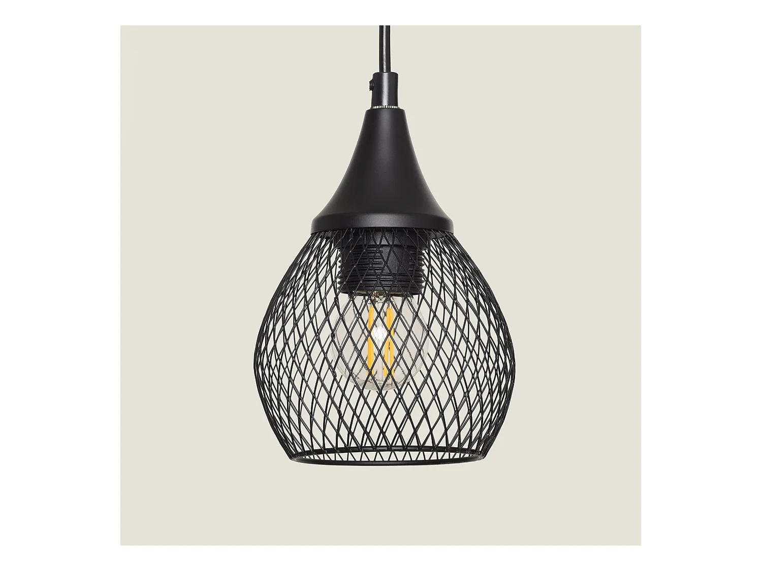 Lampada da Terra Monah Wi-Fi con Regolatore Nero