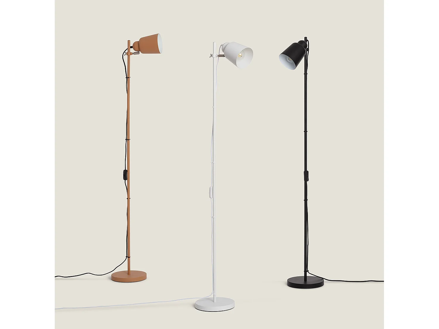 Lampadaire Métal Ulux Noir