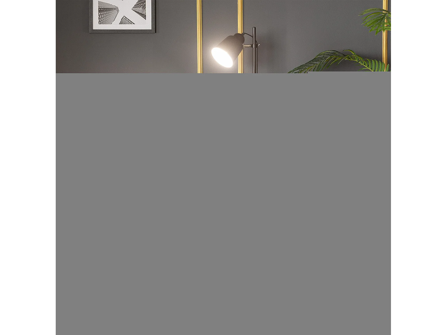 Lampadaire Métal Ulux Noir