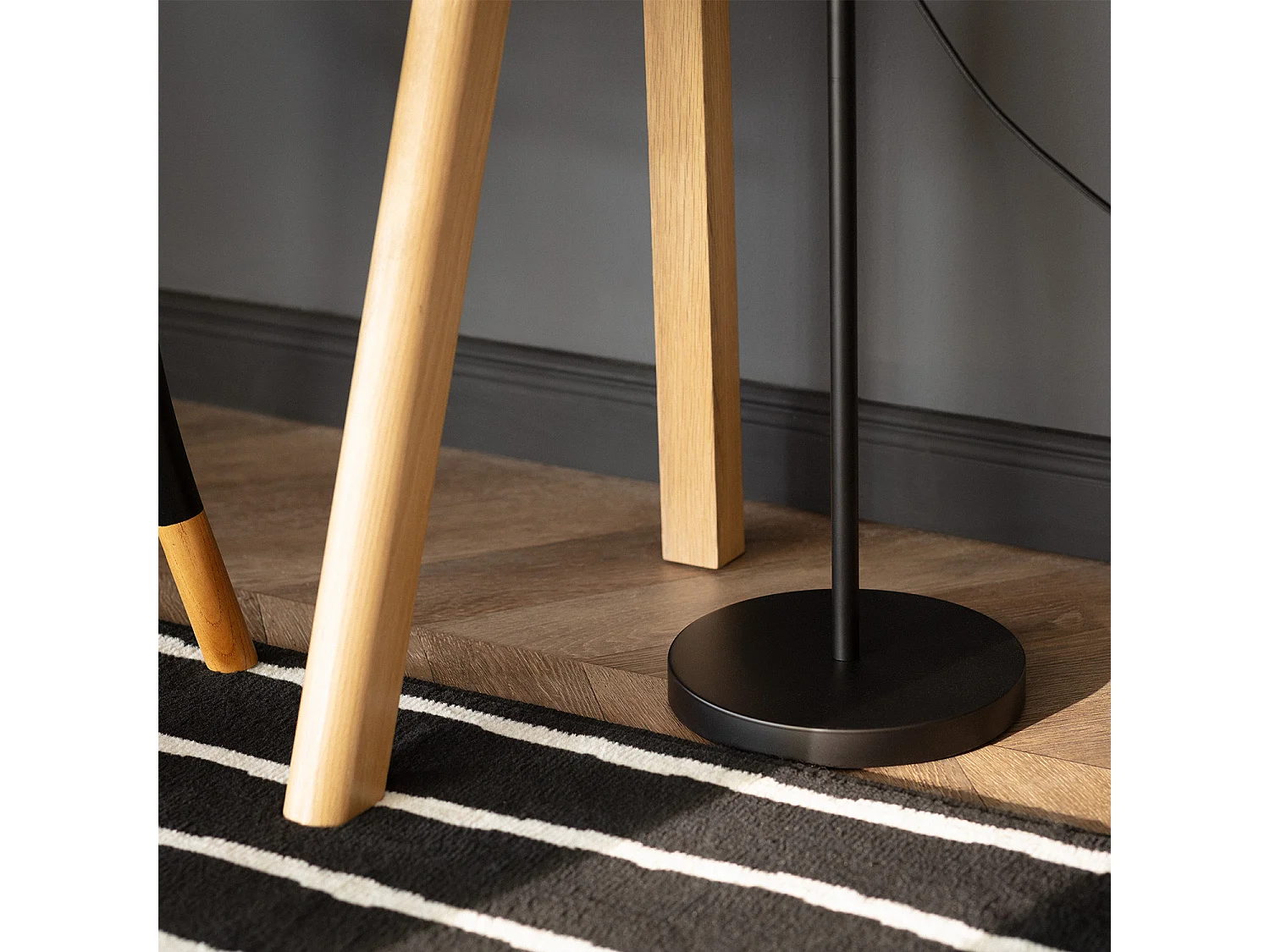 Lampadaire Métal Ulux Noir