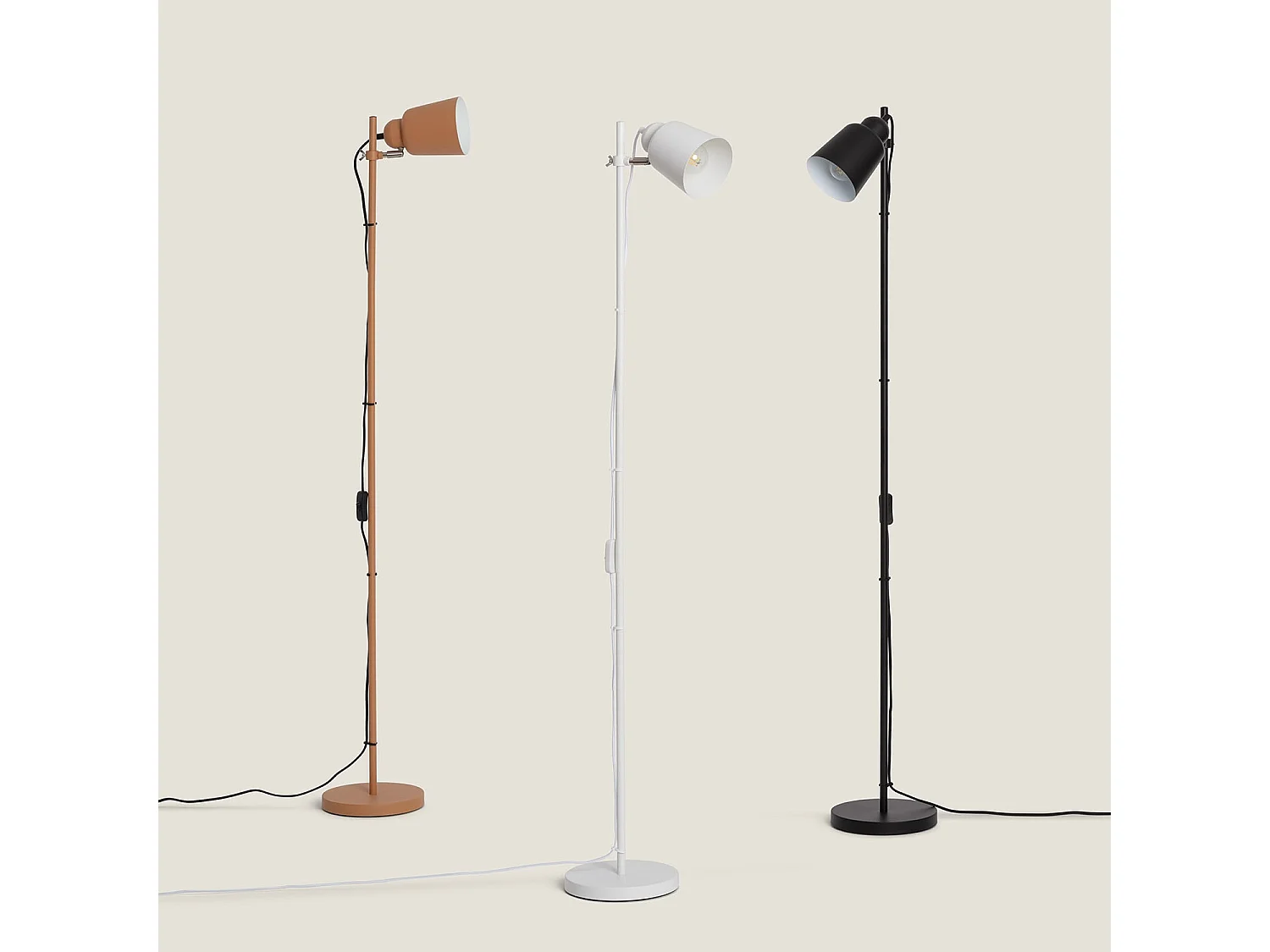 Lampadaire Métal Ulux Noir