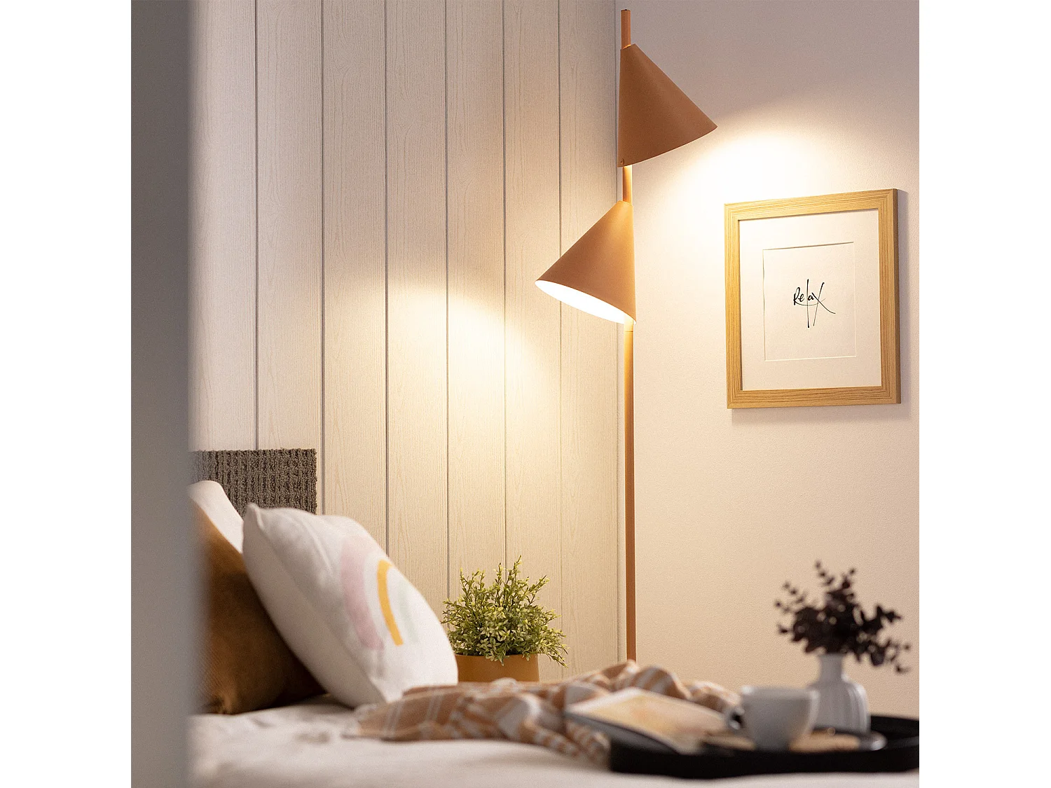Lampadaire Métal Whirlwind Camel