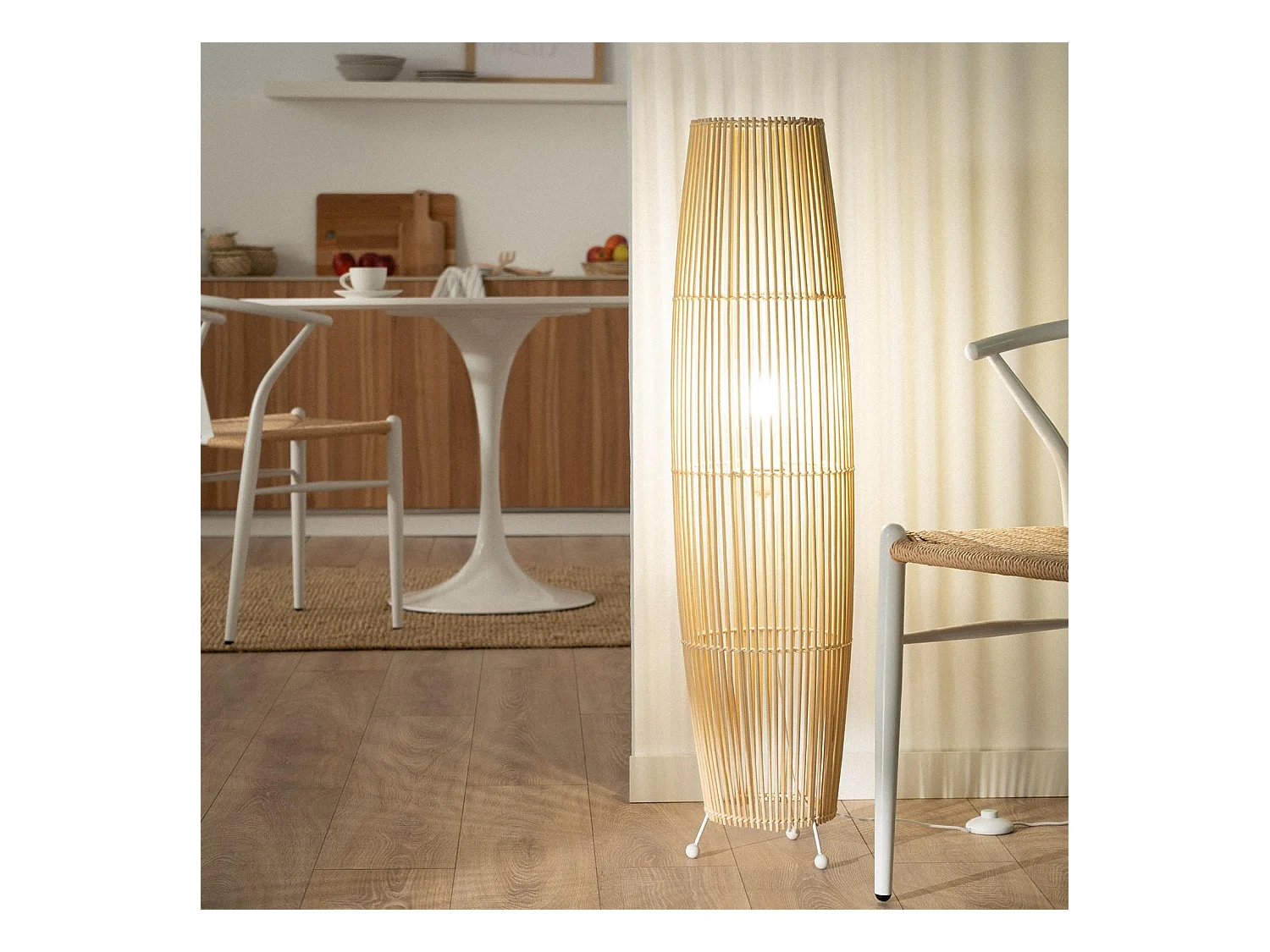 Lampada da Terra Komu Naturale