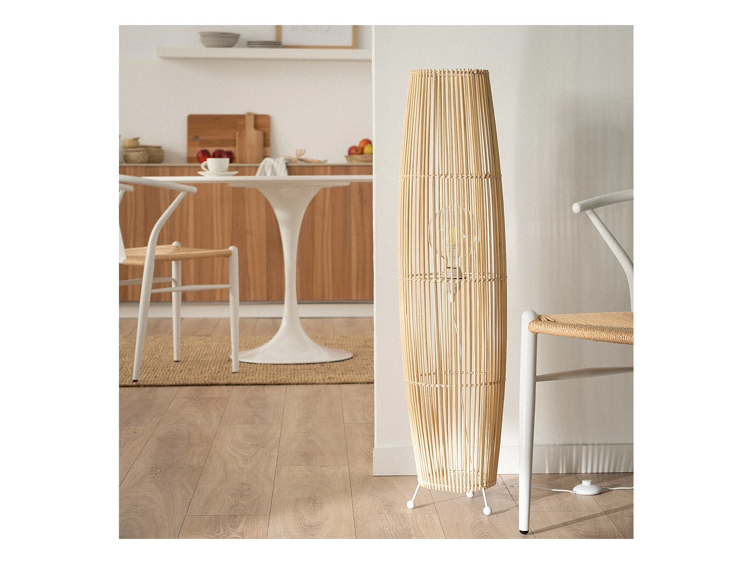 Lampada da Terra Komu Naturale