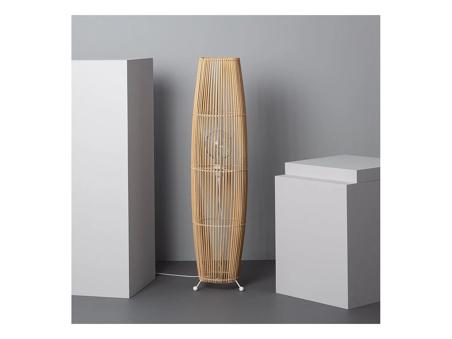 Lampadaire Bambou Komu Naturel