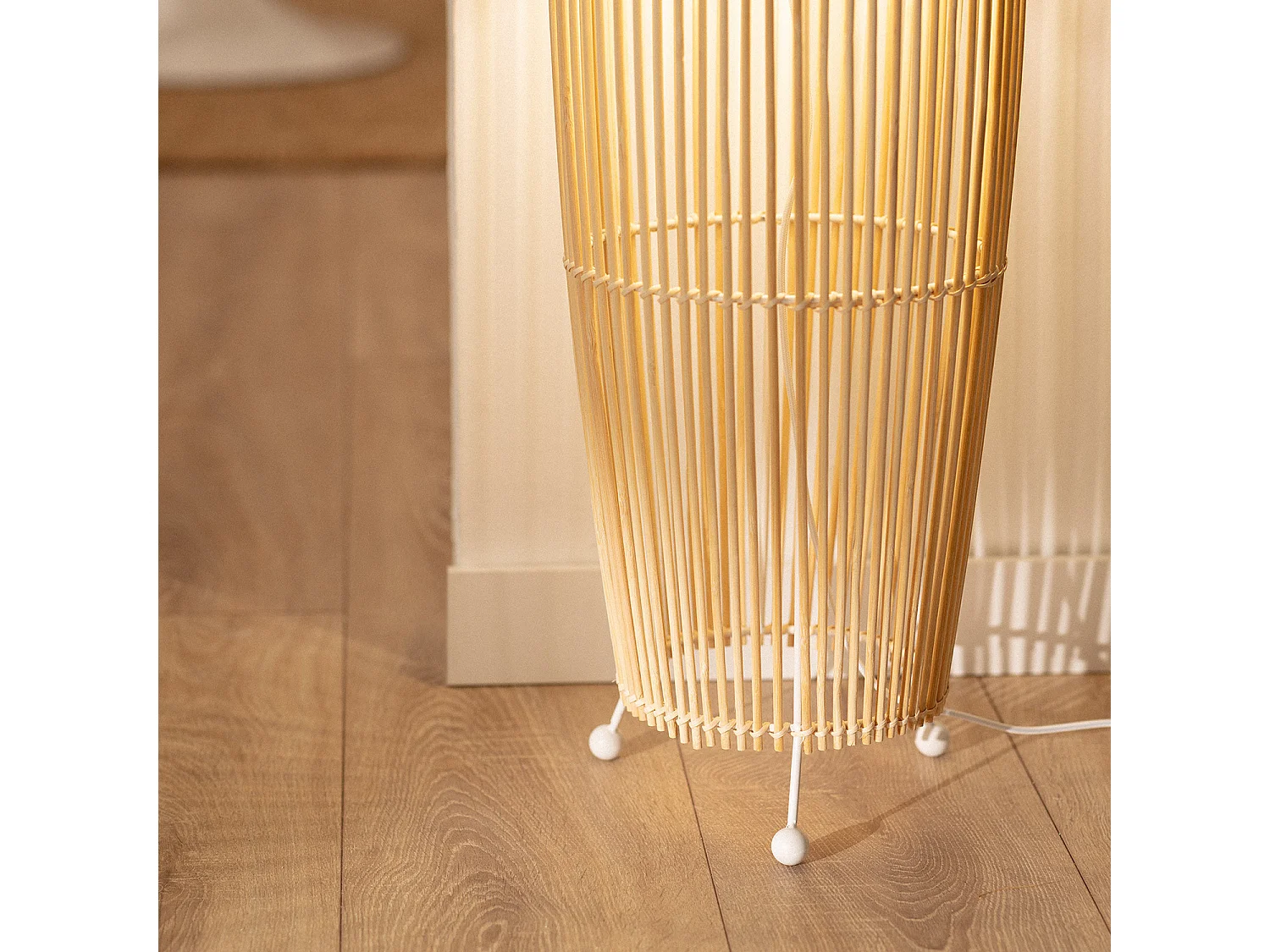 Lampadaire Bambou Komu Naturel
