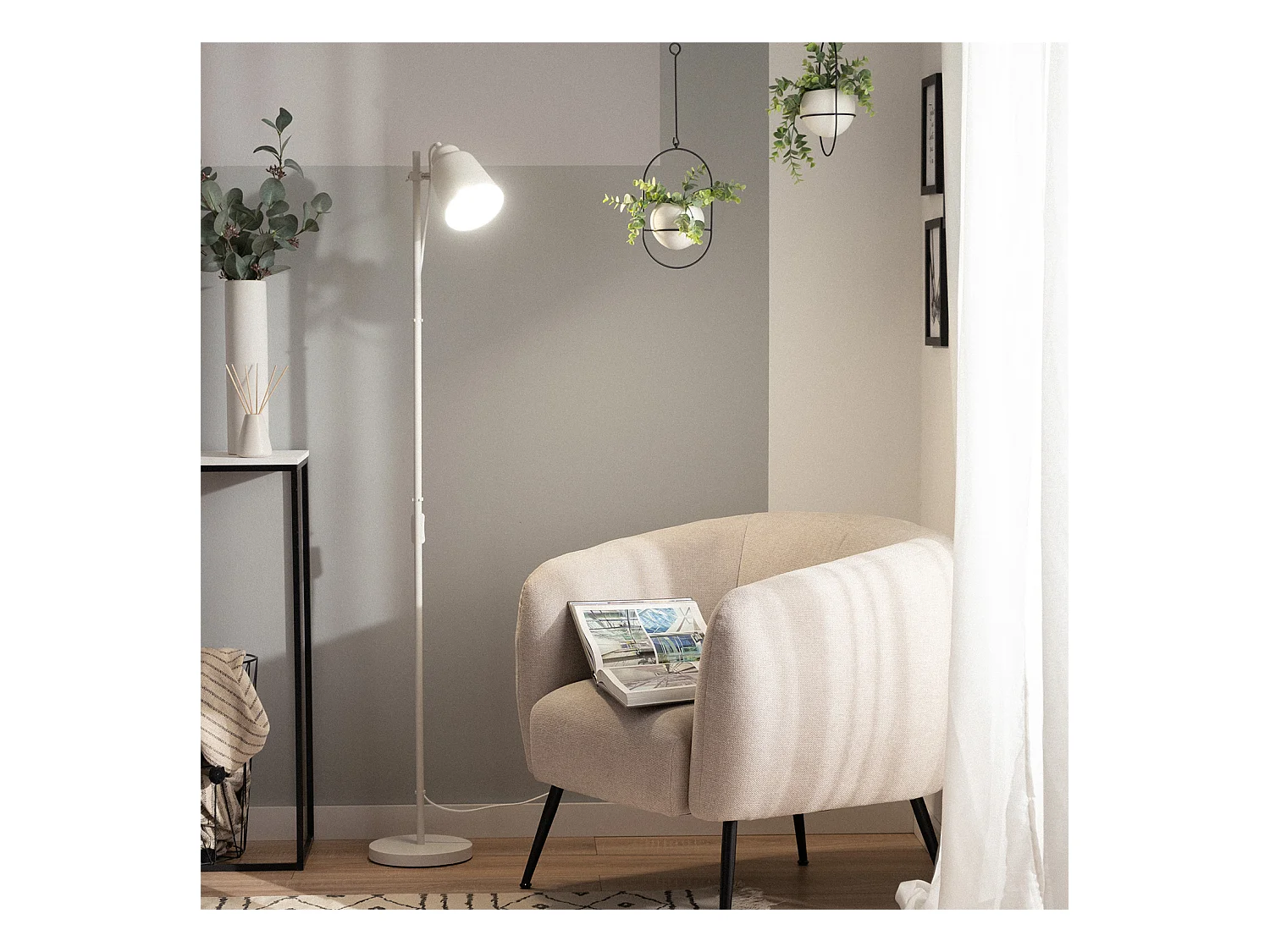 Lampadaire Métal Ulux Camel