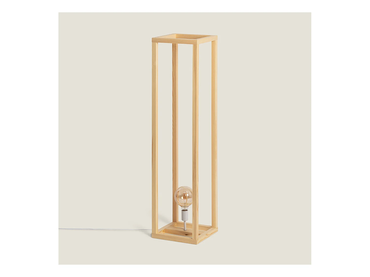 Lampadaire Bois Coba Naturel