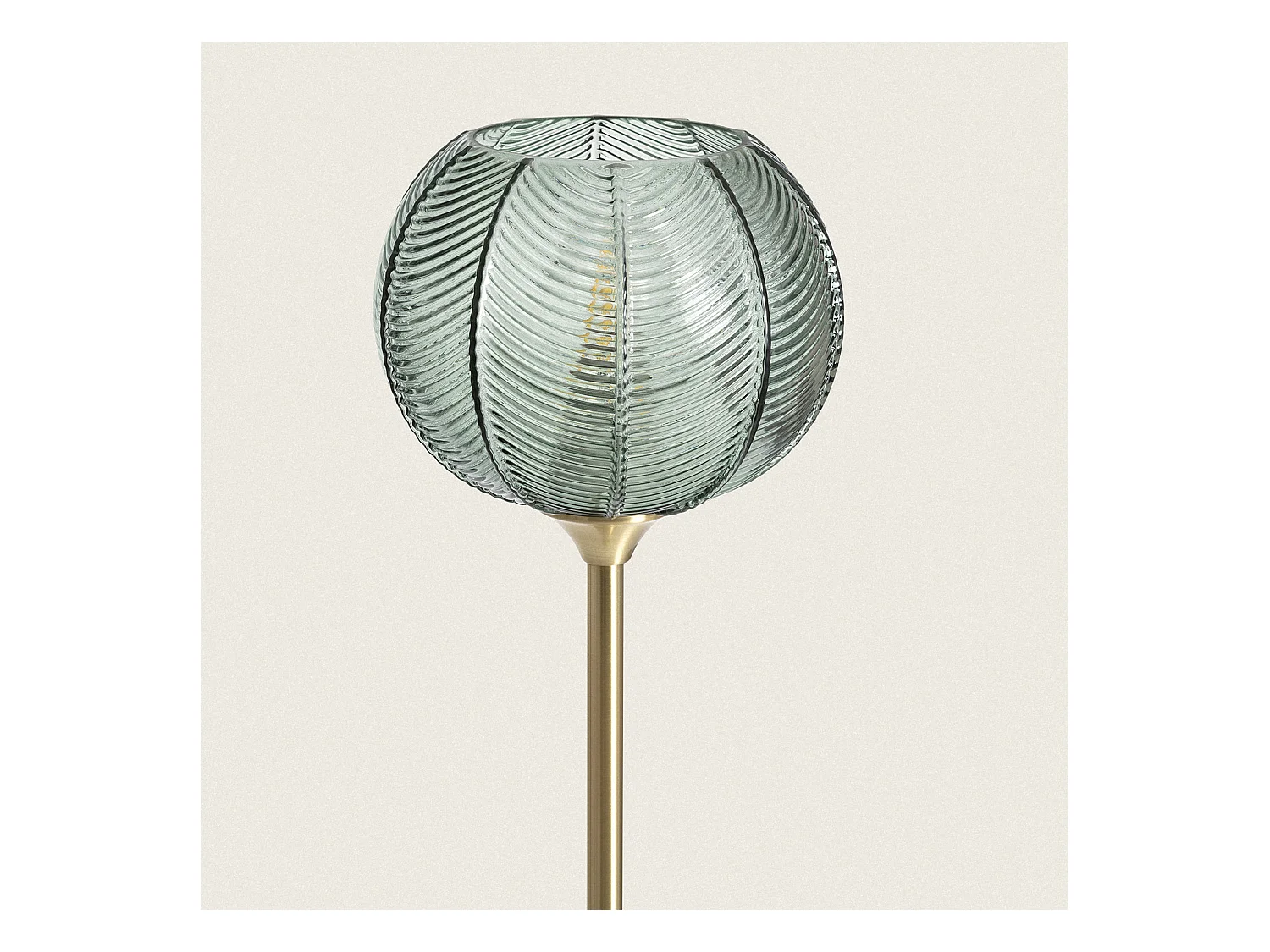 Lampadaire Métal et Verre Klimt  Vert