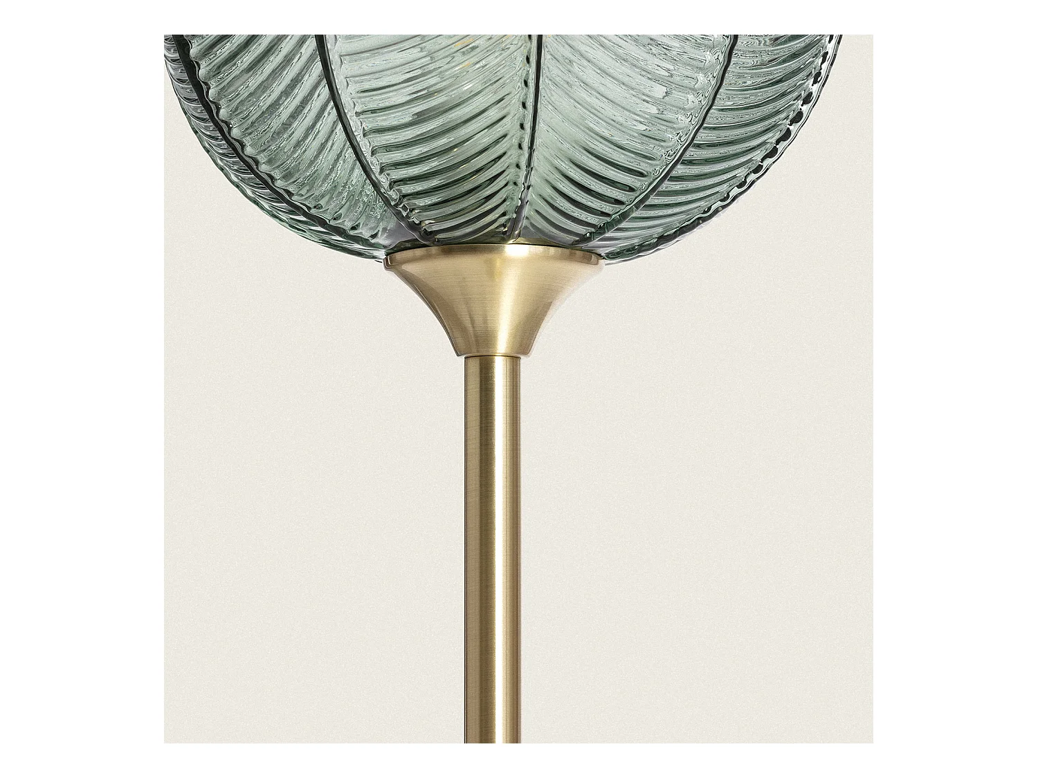 Lampadaire Métal et Verre Klimt  Vert