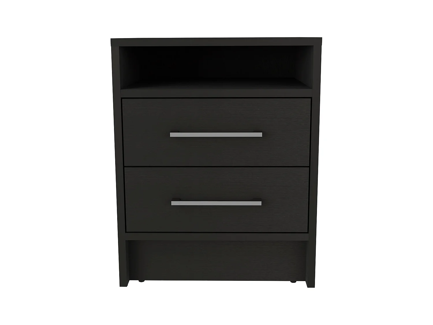 Comodino Eter con due cassetti , 50.54 cm X 39.87 cm X 37.33 cm , Bianco