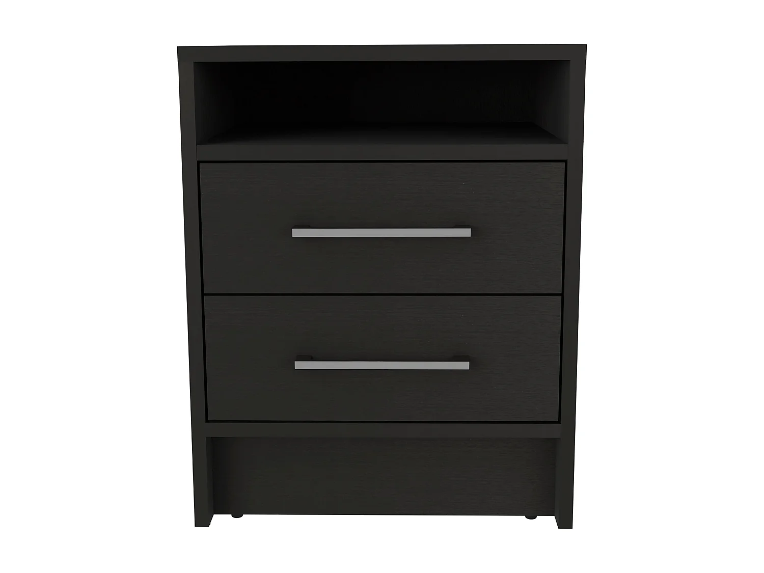 Comodino Eter con due cassetti , 50.54 cm X 39.87 cm X 37.33 cm , Bianco