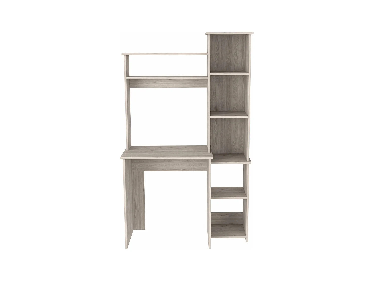 Scrivania Versailles con libreria, 162.30 cm X 98.29 cm X 45.21 cm, Frassino