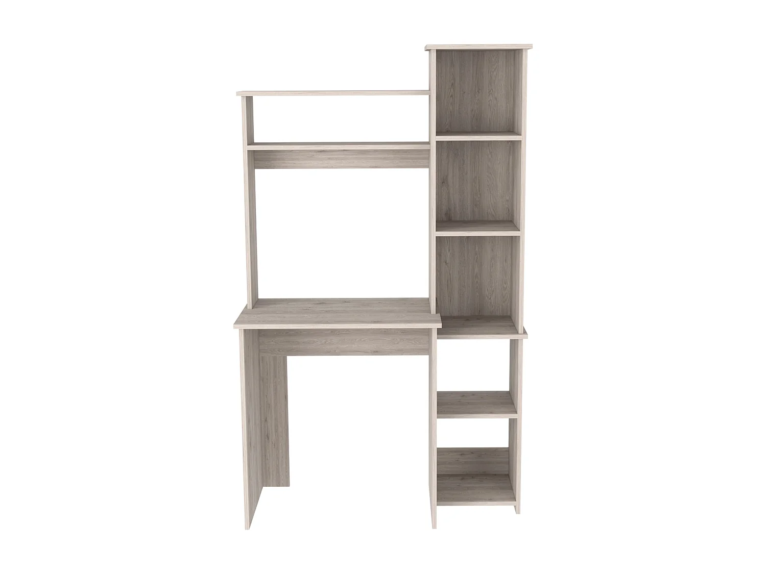 Secretária Versailles com estante, 162.30 cm X 98.29 cm X 45.21 cm, Freixo