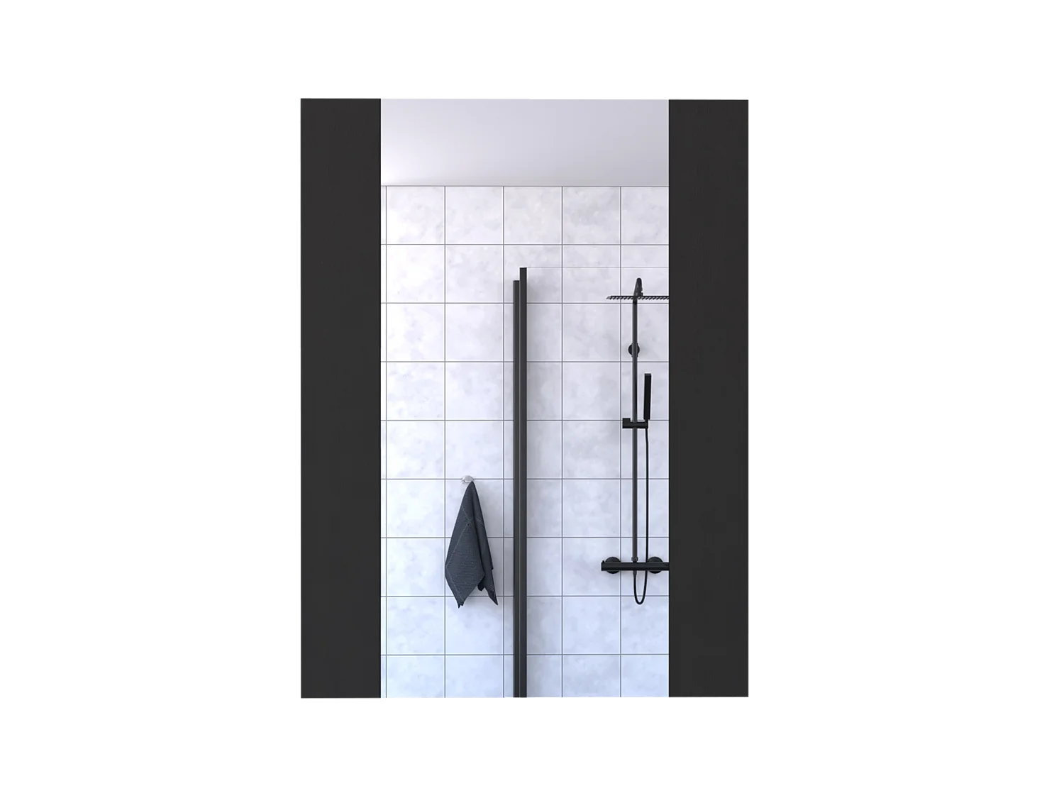 Casa de banho Mirror Madrid, com forma rectangular