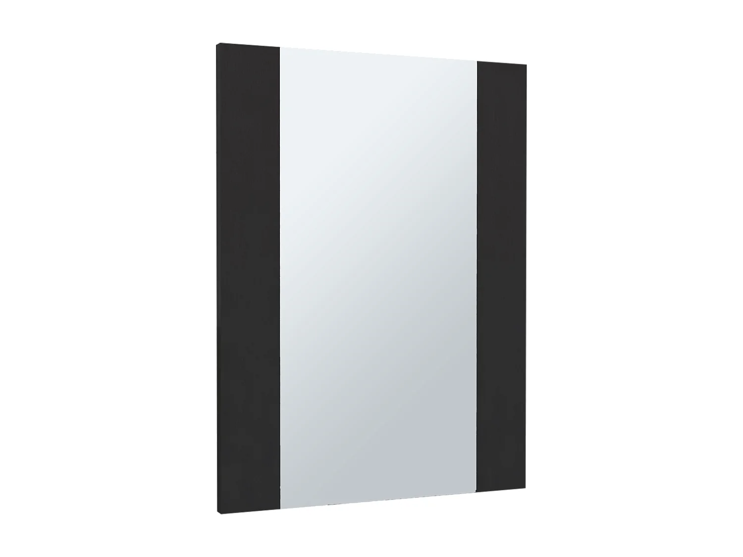 Specchio da bagno Madrid. rettangolare. 60 cm a x 1,8 cm P x 45 cm L. Nero