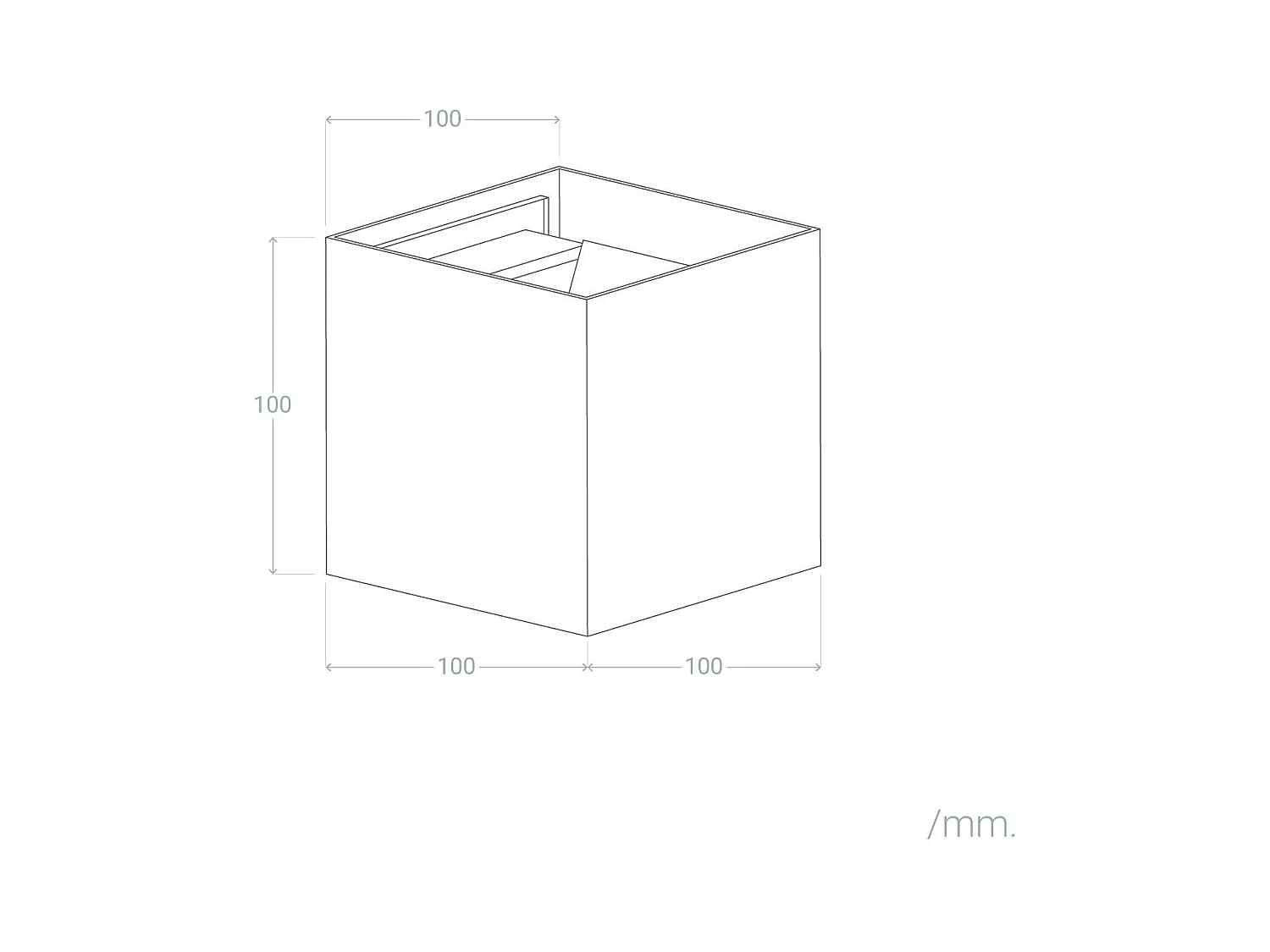 Aplique de Pared Exterior LED 6W Aluminio Iluminación Doble Cara Eros Negro 3000K Blanco Cálido