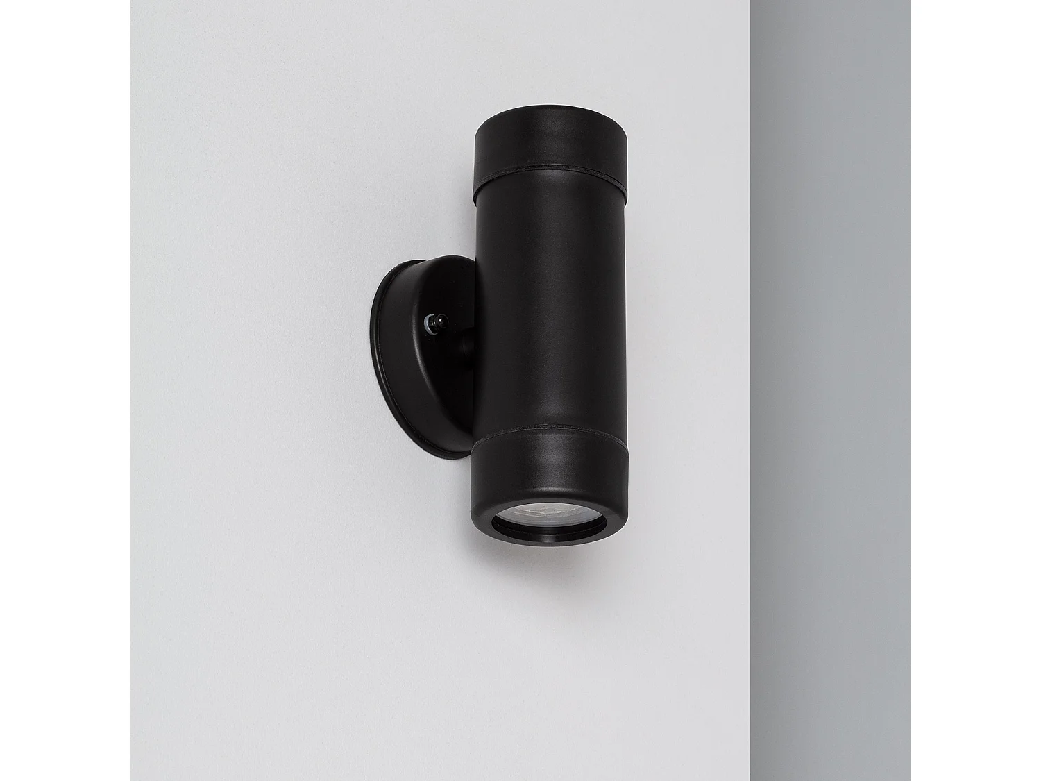 Applique da Parete per Esterni Doppia Luce Satin Bianco