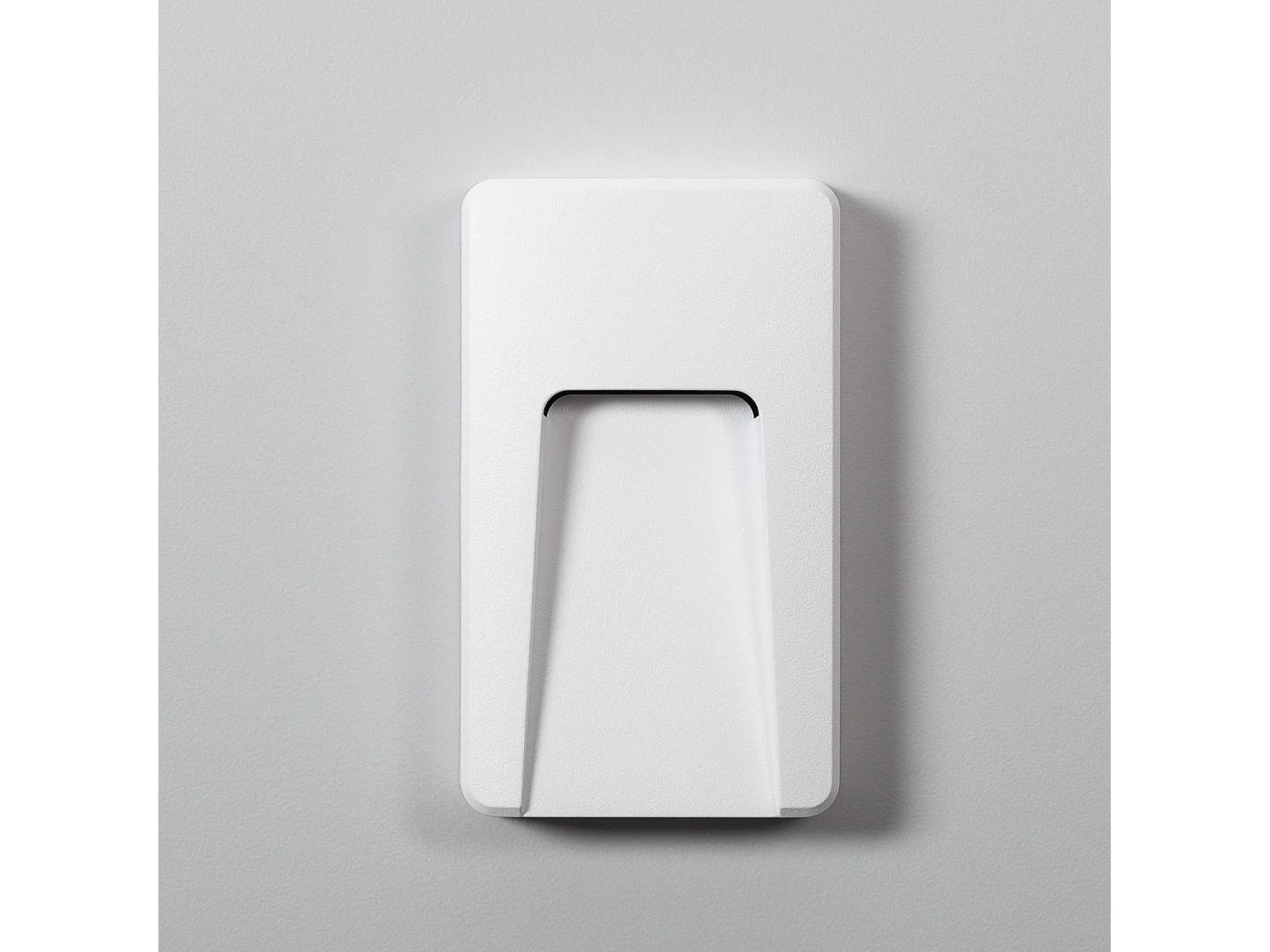 Segnapasso LED per Esterno 3W da Superficie Parete Rettangolare Bianco Joy 2700K Bianco Caldo