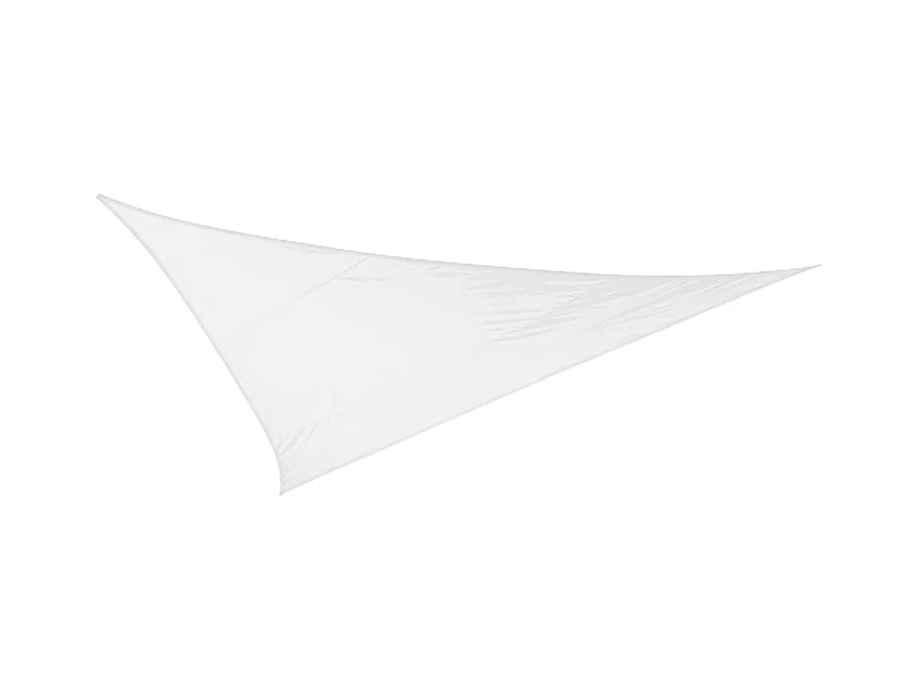 Dreieckiges Sonnensegel 5 Meter (elfenbein)