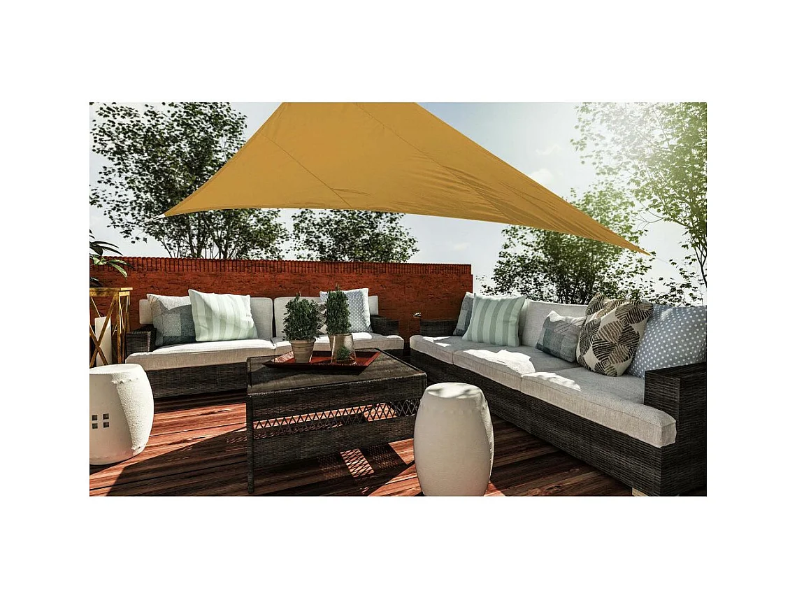 Tela de sombra triangular de 3 metros