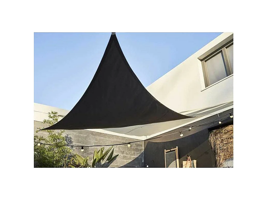 Tela de sombra triangular de 3 metros
