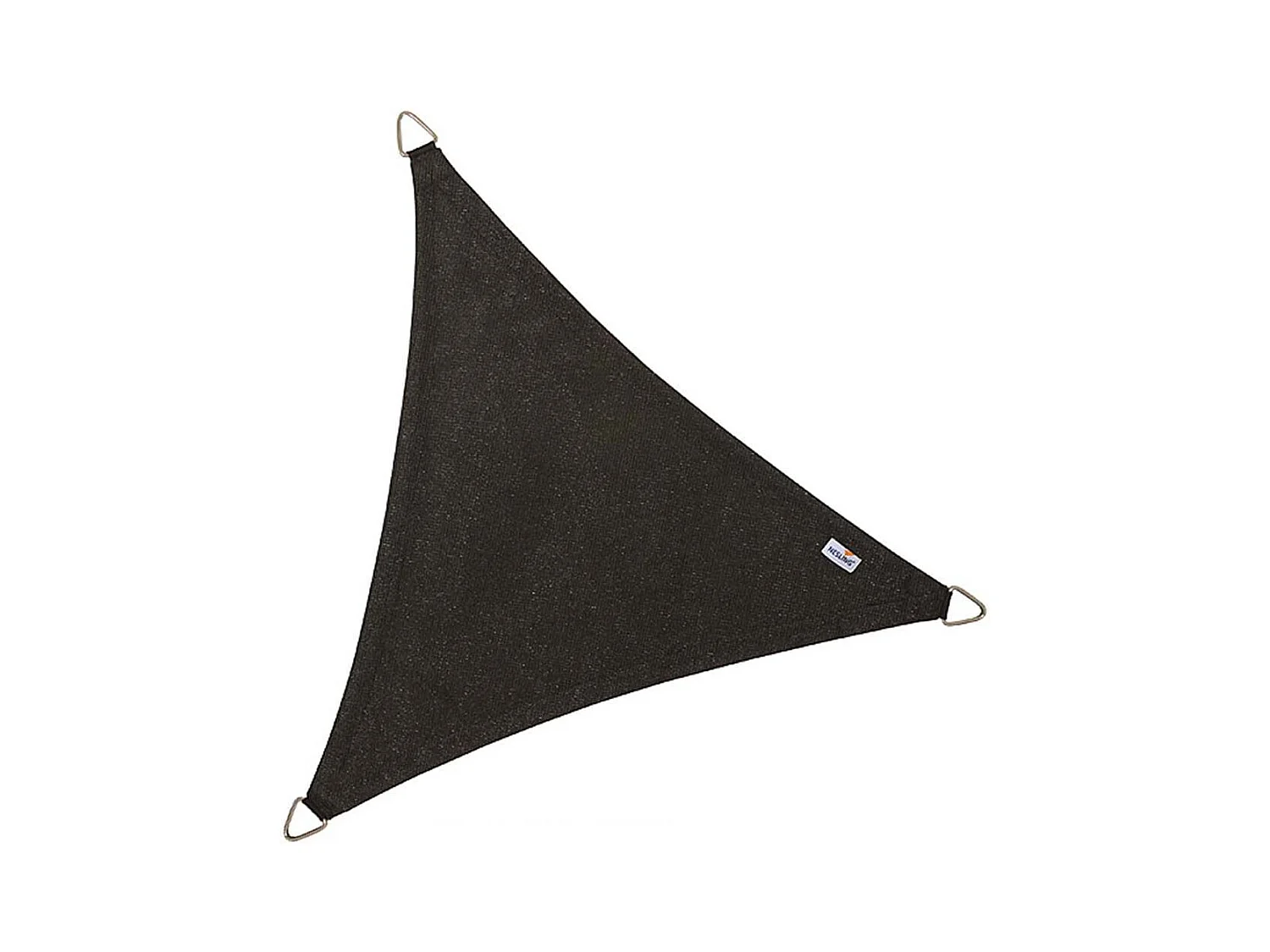 Voile d'ombrage triangulaire Coolfit noir 5 x 5 x 5 m