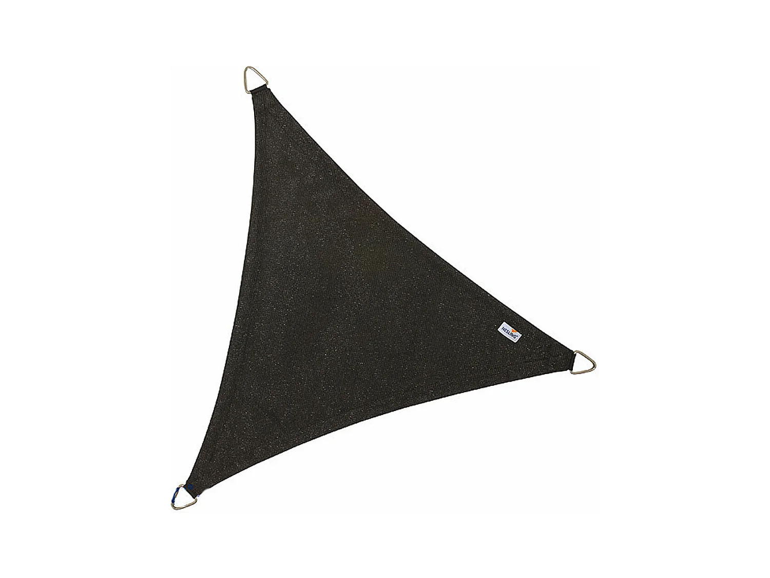 Voile d'ombrage triangulaire Coolfit noir 5 x 5 x 5 m