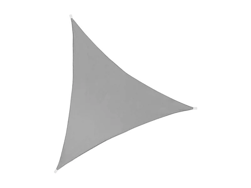 Toile d'ombrage triangulaire 3 mètres Gris foncé