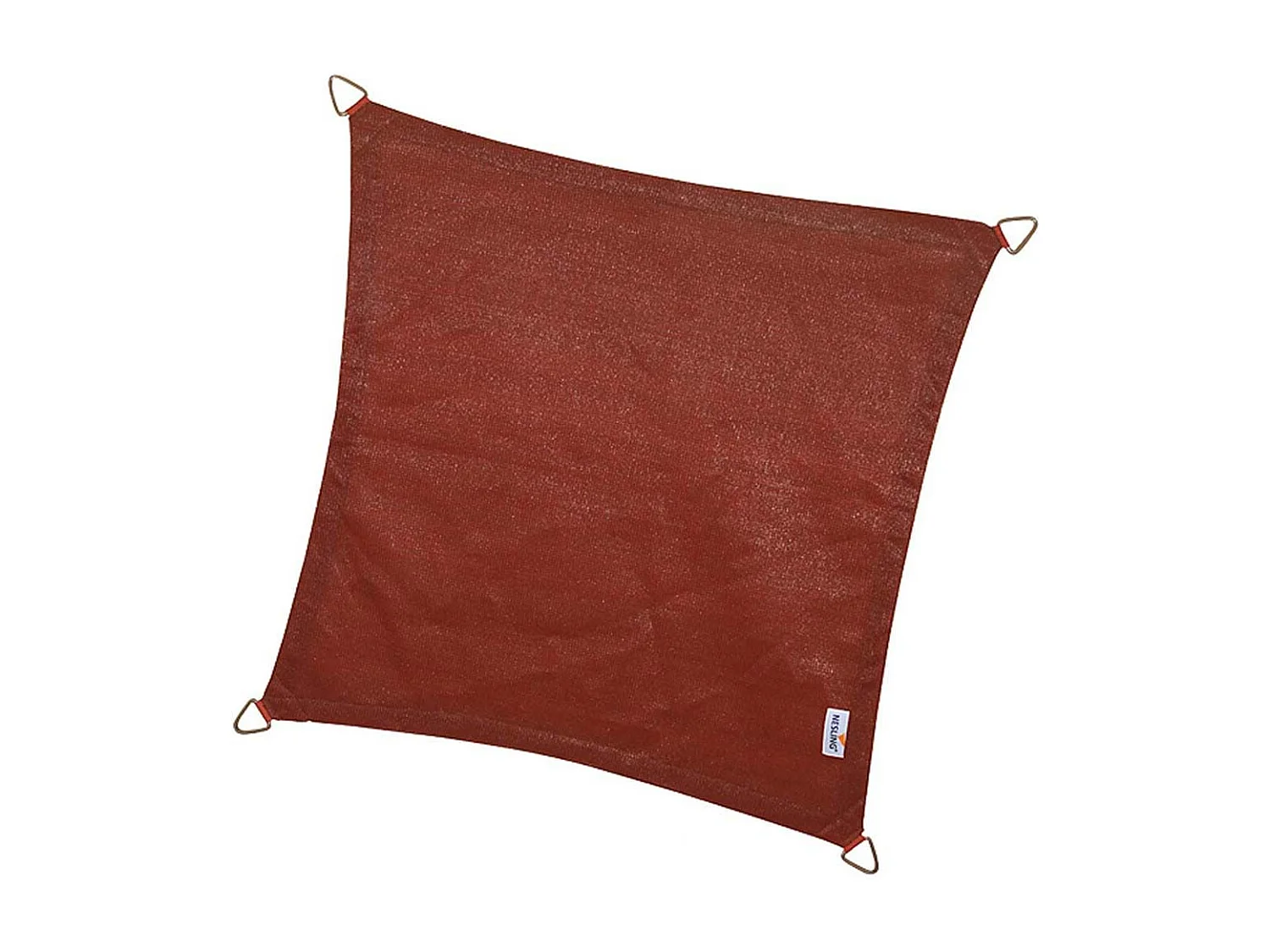 Voile d'ombrage carrée Coolfit terracotta 3,6 x 3,6 m