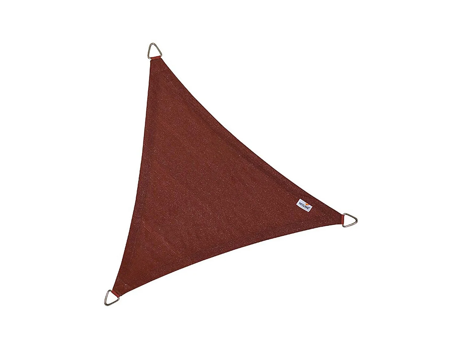 Voile d'ombrage triangulaire Coolfit terracotta 5 x 5 x 5 m
