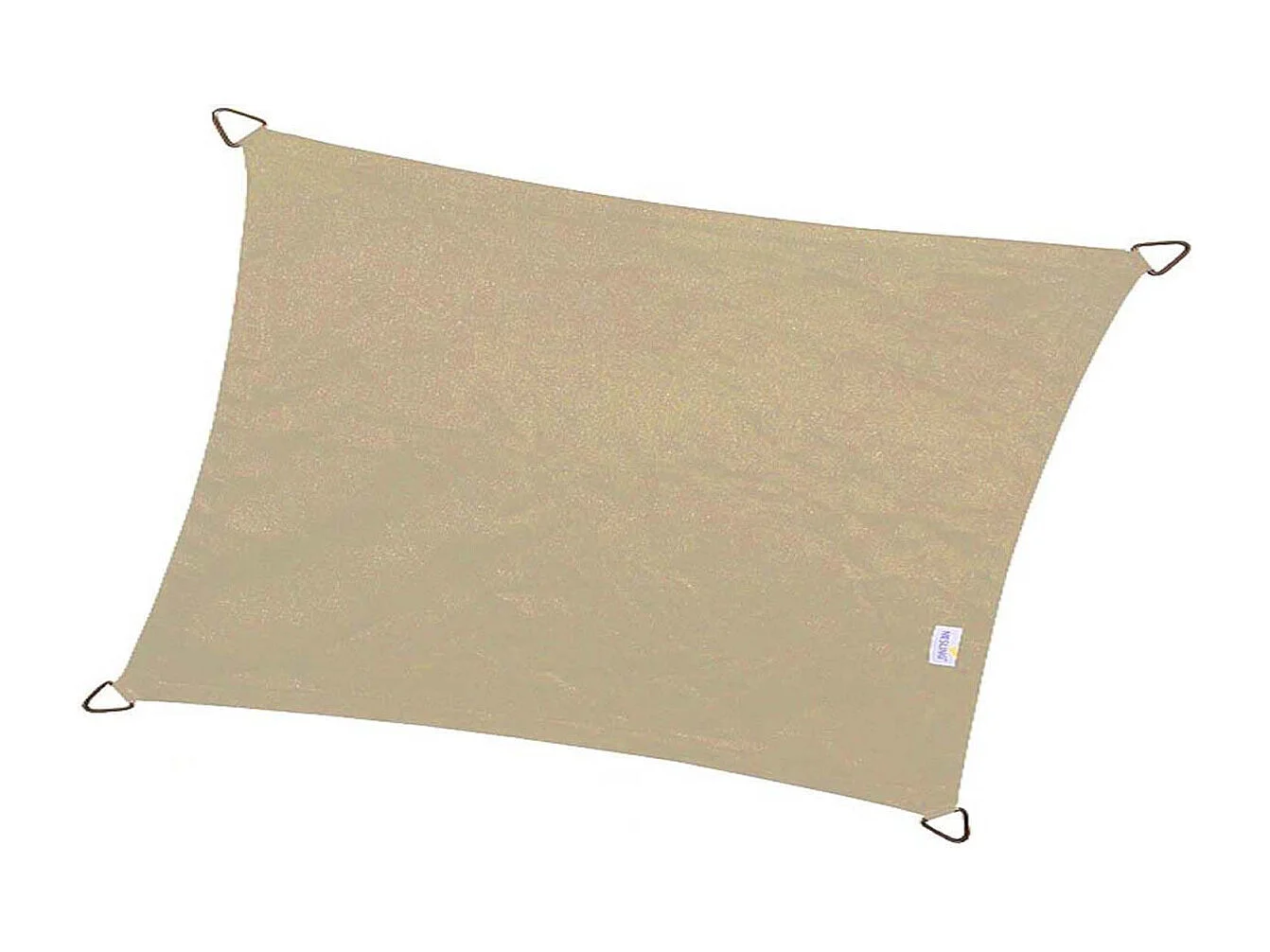 Voile d'ombrage rectangulaire 3 x 5 m Coolfit Sable