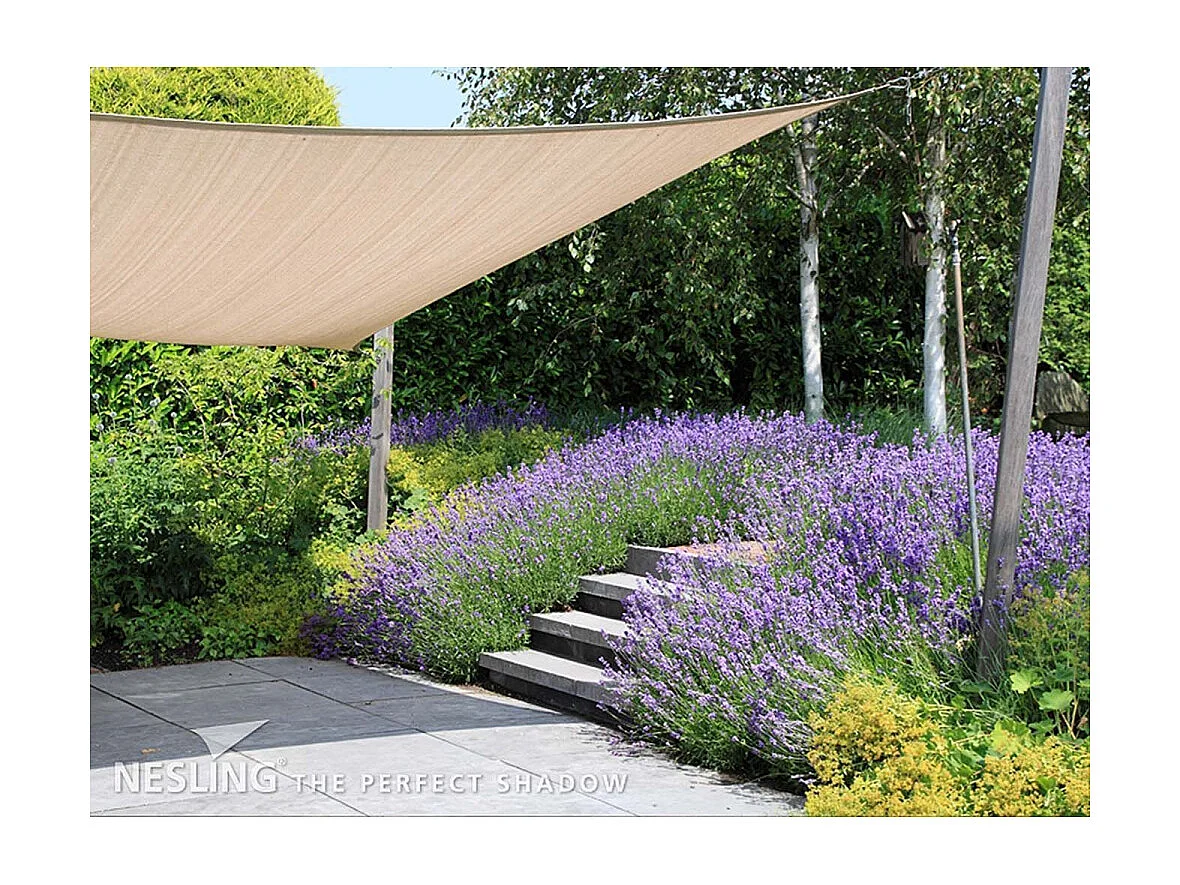 Voile d'ombrage rectangulaire 3 x 5 m Coolfit Sable