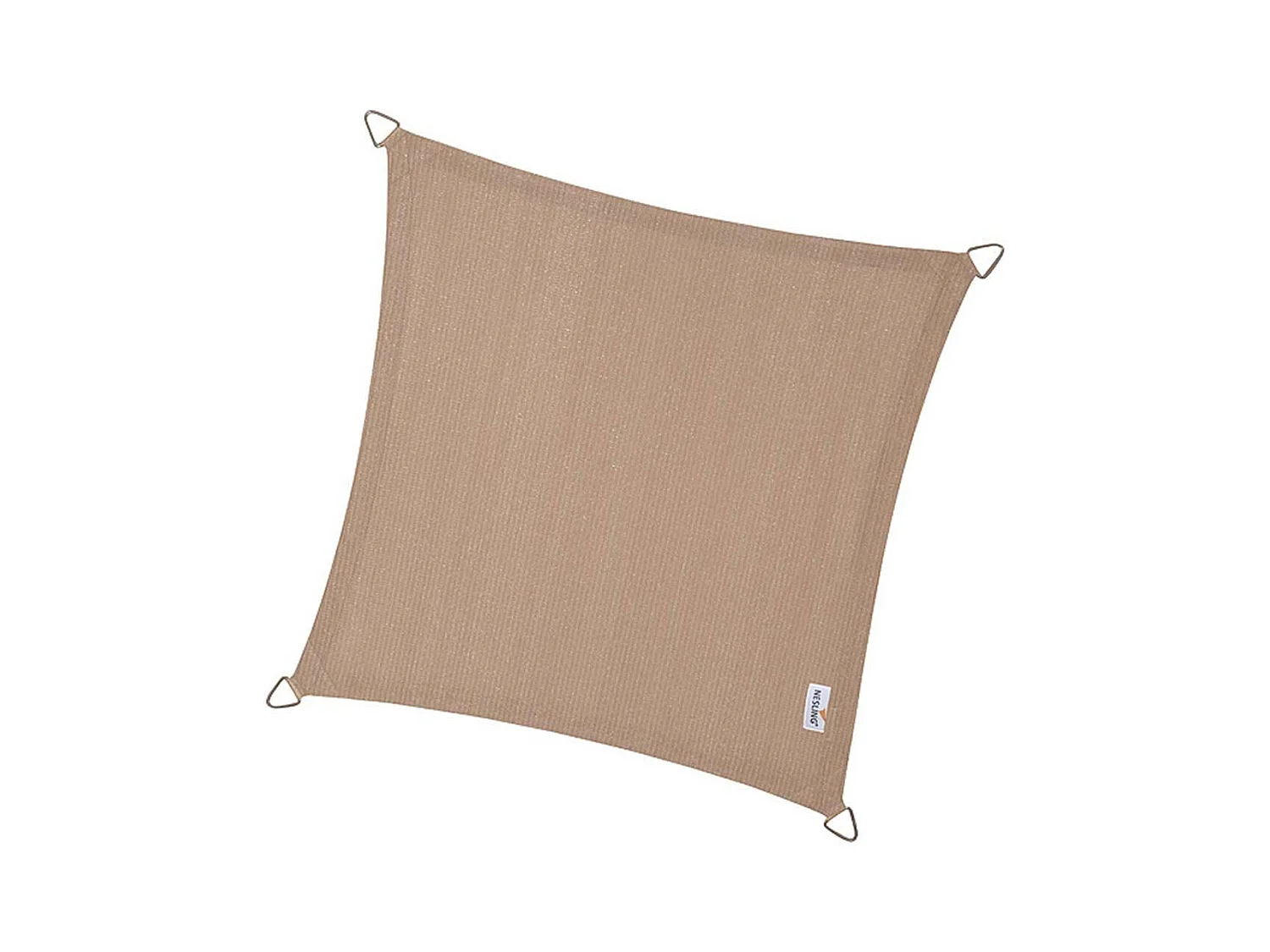 Voile d'ombrage carrée Coolfit sable 5 x 5 m