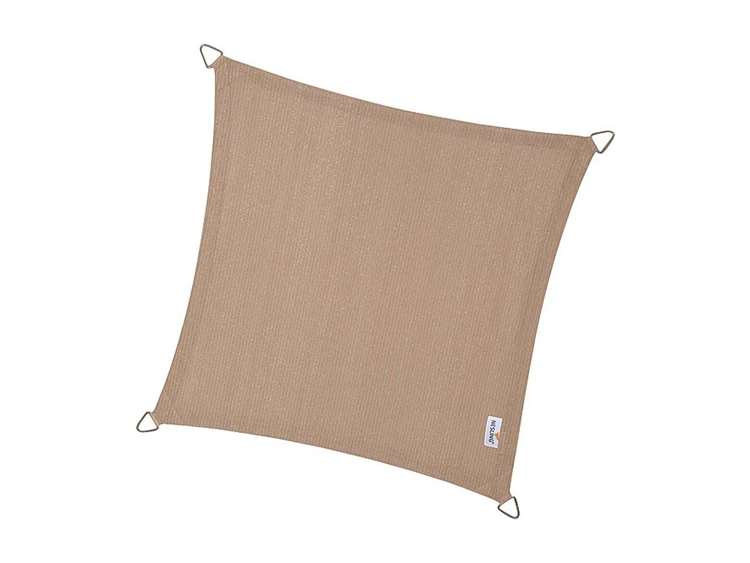Voile d'ombrage carrée Coolfit sable 5 x 5 m