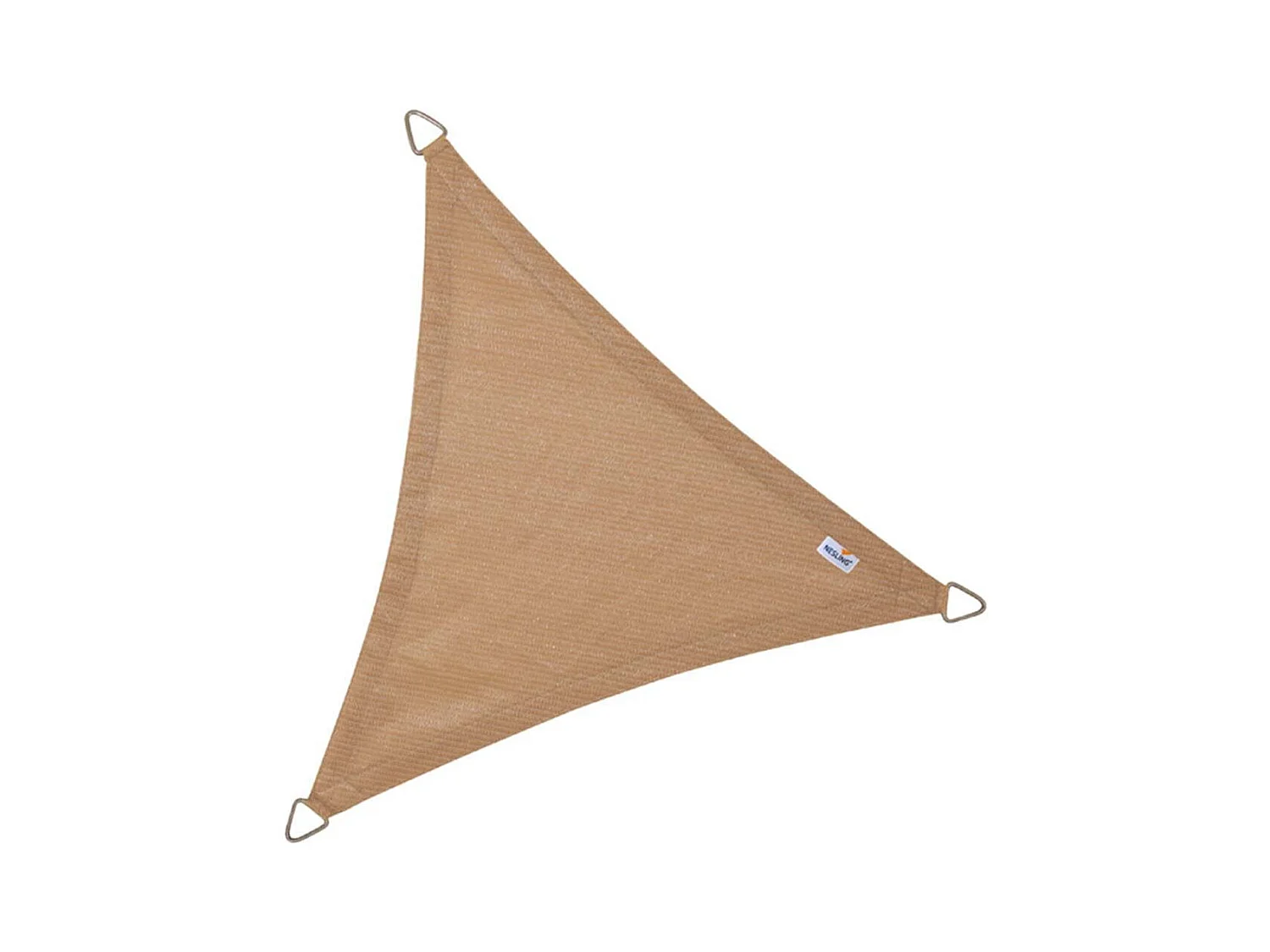 Voile d'ombrage triangulaire Coolfit sable 3,6 x 3,6 x 3,6 m