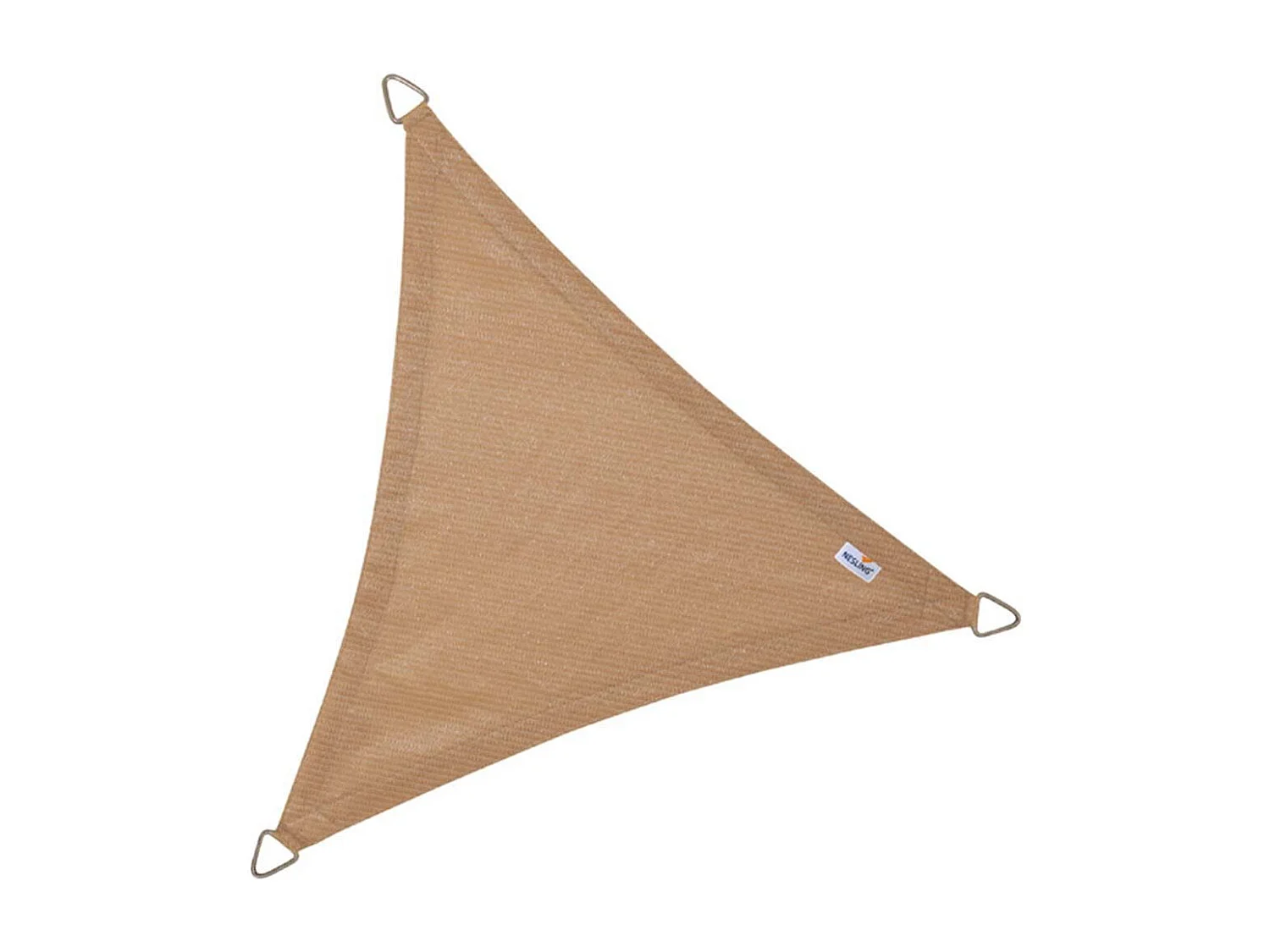 Voile d'ombrage triangulaire Coolfit sable 3,6 x 3,6 x 3,6 m