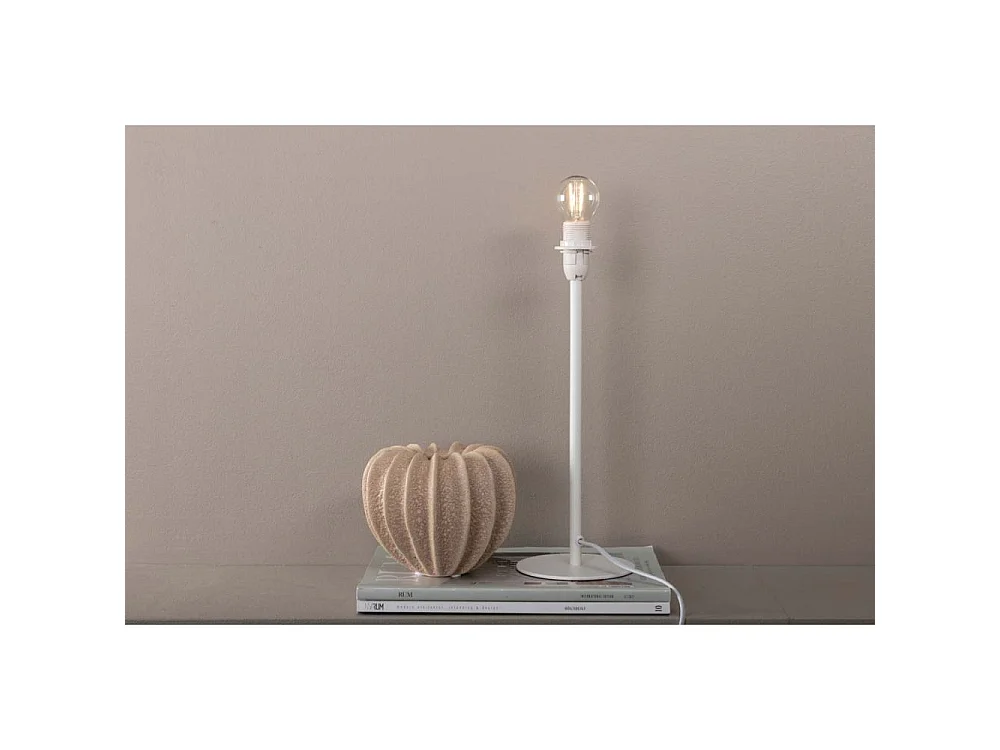 Dasir verlichting tafellamp 12x12x42,4cm  wit.