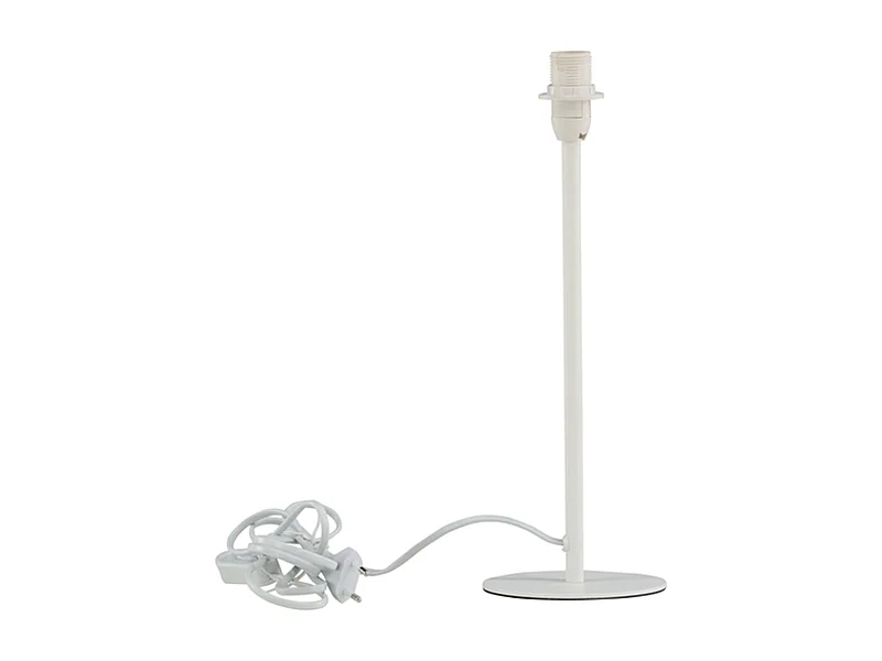 Pied de Lampe à Poser "Dasir" 43cm Blanc