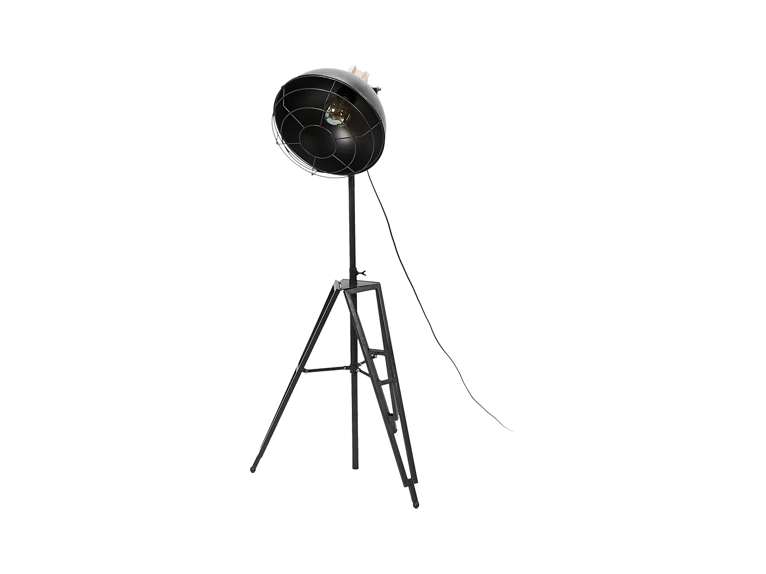 Lampadaire Filaire Indus Noir